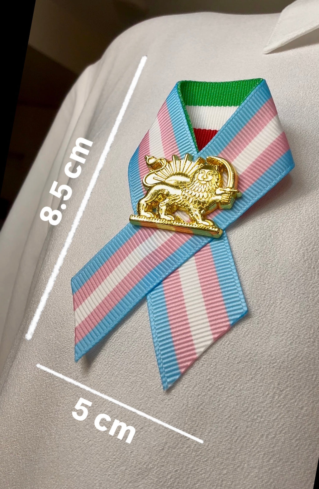 IRAN’s Transgender _Lion & Sun_ Revolution Pin _ MADE BY AVIN