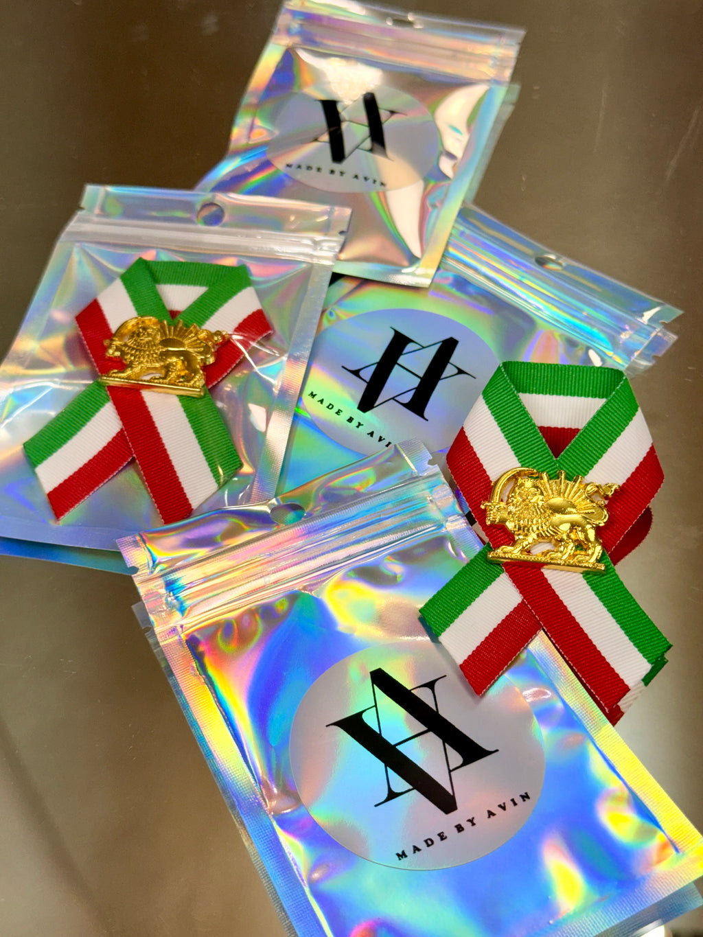 IRAN’s _Lion & Sun_ Revolution Pin _ MADE BY AVIN