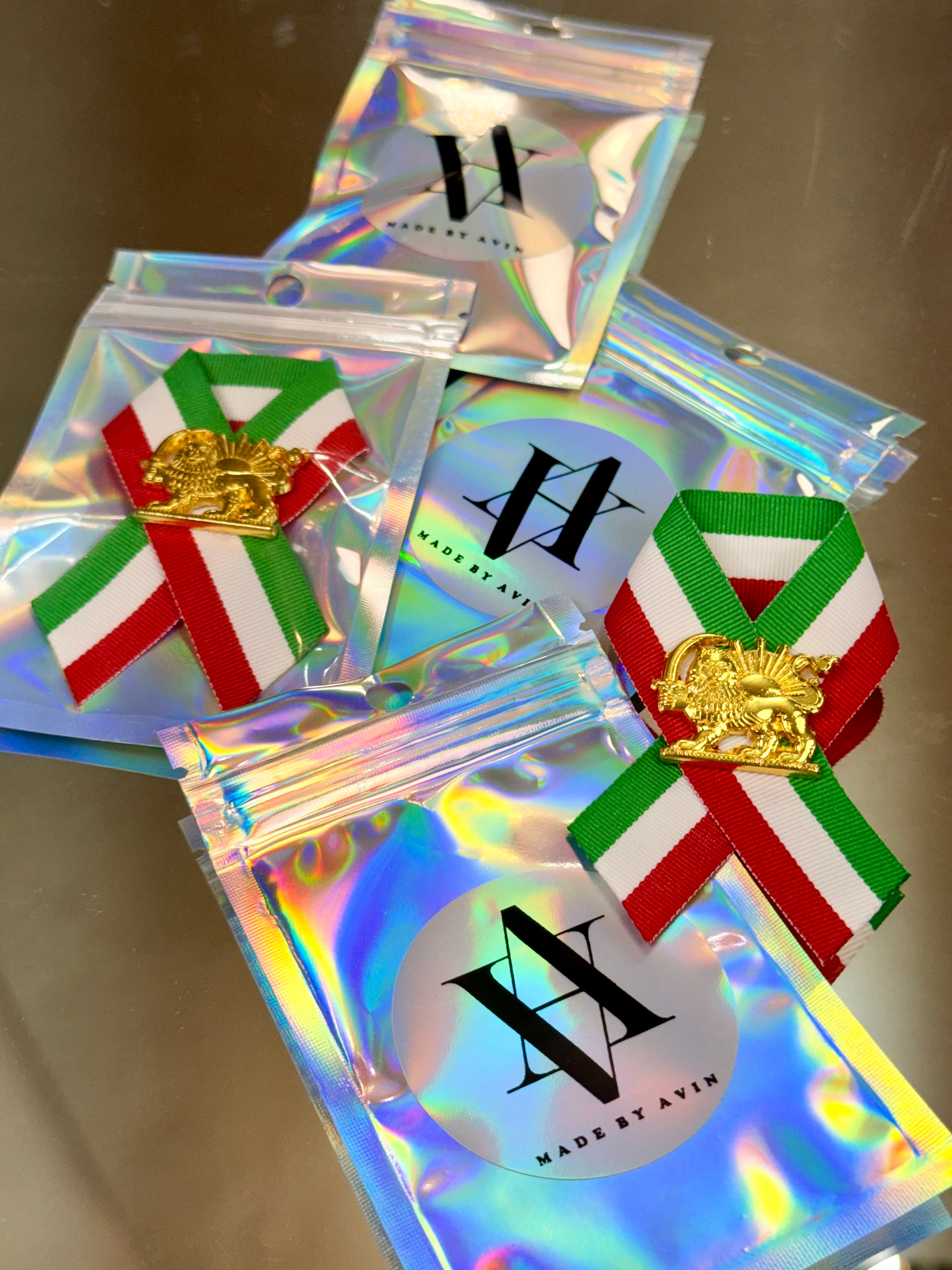 IRAN’s _Lion & Sun_ Revolution Pin _ MADE BY AVIN