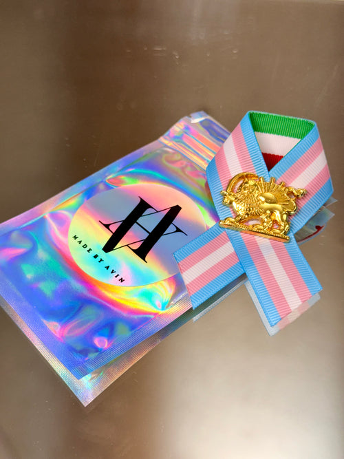 IRAN’s Transgender _Lion & Sun_ Revolution Pin _ MADE BY AVIN