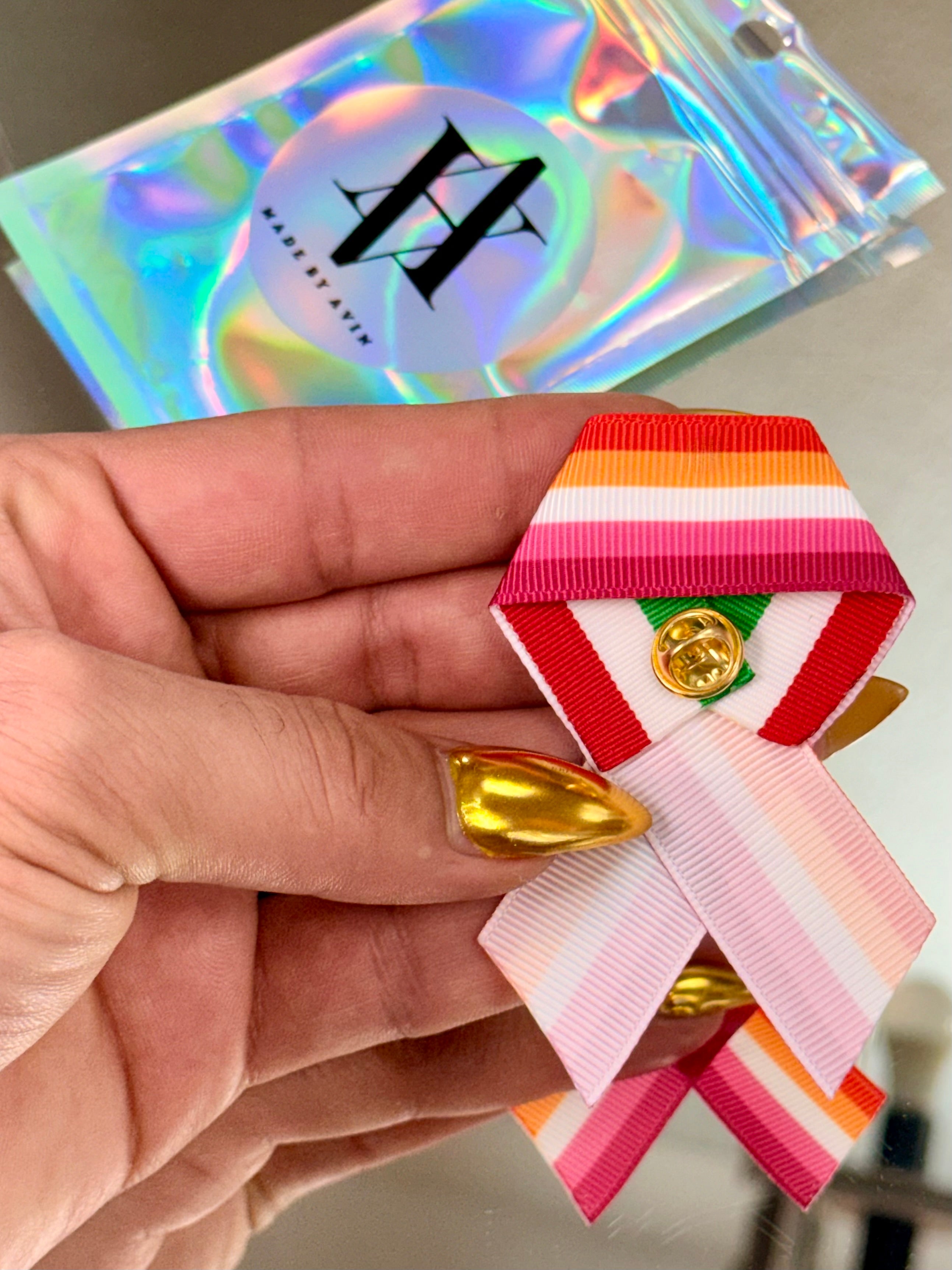 IRAN’s Lesbian _Lion & Sun_ Revolution Pin _ MADE BY AVIN